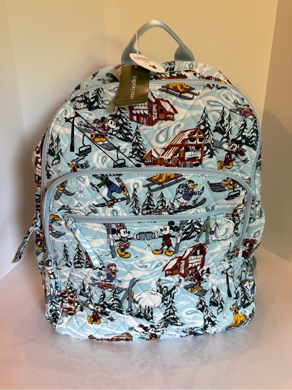 NWT Vera Bradley x Disney Bancroft backpack in Ski Weekend Mickey and Friends